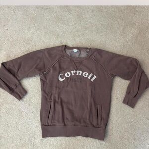 Cornell Brown Crewneck Sweatshirt